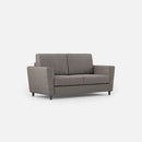 Divano 2 Posti 172x85x85 cm Yasel in Tessuto Grigio