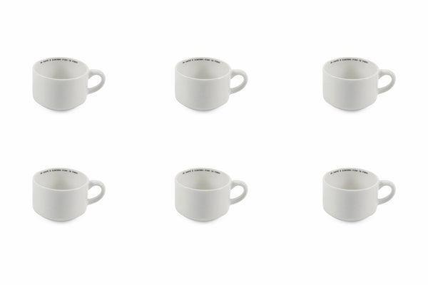 Set 6 Tazzine Caffè in New Porcellana 90 ml Villa d'Este Home Tivoli Caffeomanzia sconto
