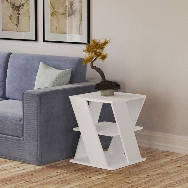Tavolino da salotto 45x45x55 cm Cyclo bianco online