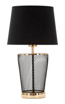 Lampada da Tavolo Chaine Tower Ø 25x44 cm in Ferro 