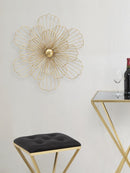 Pannello Flowery Stick 50x8x47 cm in Ferro Oro