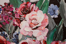 Stampa Dipinta Lady Flower 2 80x2,8x120 cm in Legno e Tessuto
