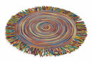 Set 6 Tovagliette Ø46x0,3 cm in Poliestere Villa d'Este Home Tivoli Terra