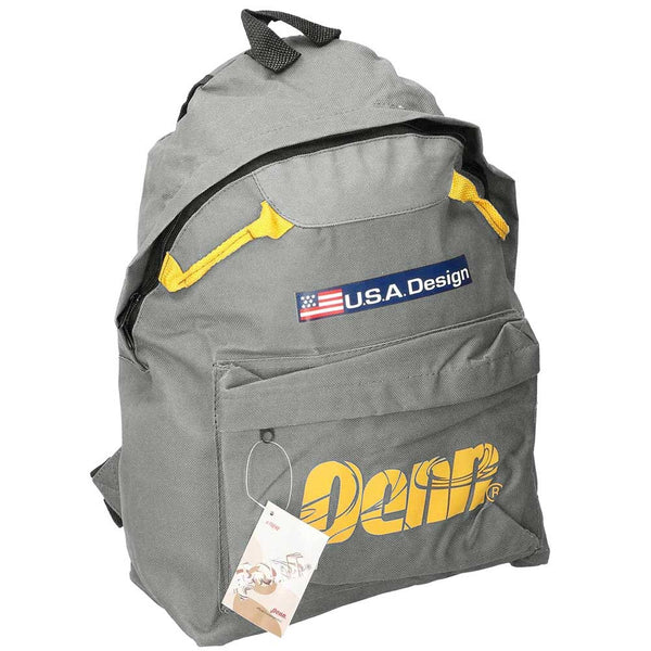 prezzo Zaino Americano Uomo Donna Penn in Tessuto Scuola Tempo Libero Viaggio Grigio