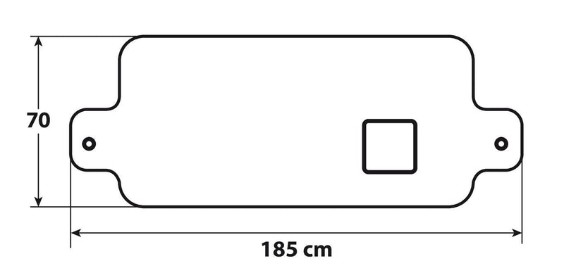 Copertura Parabrezza da auto 185x70 cm No-Frost anti Gelo Ghiaccio con Agganci