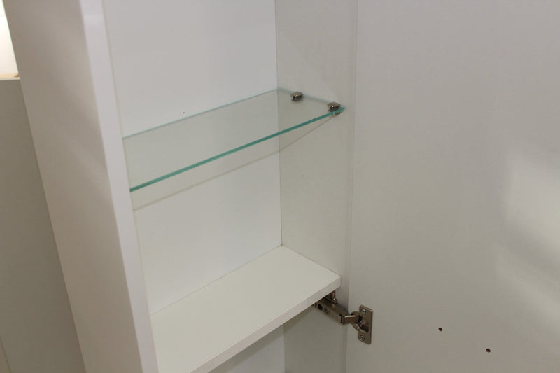 Mobile da Bagno a Colonna 1 Anta in Melaminico 35x32x160cm TFT Samoa Viola