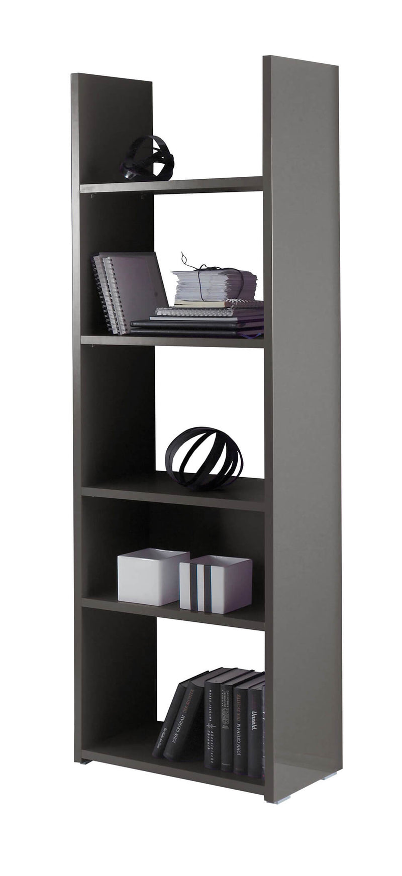 Libreria da Parete con 5 Ripiani in Melamina 56x29x184cm TFT  Boost Antracite