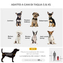 Passeggino per Cani Pieghevole Rosso 77x47x101 cm 