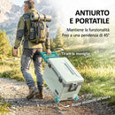 Frigorifero Portatile 72,6x42,2x50 cm Capacità 42,5L a Compressore con Controllo App Verde      