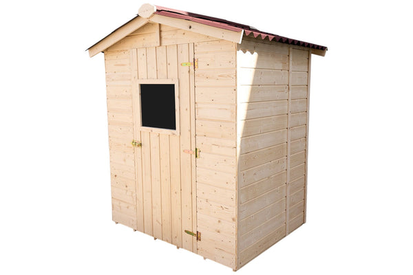 sconto Casetta Box da Giardino 1,6x1,2 m con Pavimento in Legno Picea Massello 16mm Eden