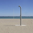 Doccia da Giardino Miscelatore e Lavapiedi ATI Docce UNI-1M Inox Anodizzato