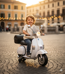 Piaggio Vespa PX150 Full Elettrica 12V per Bambini Bianca