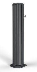 Fontana Lavapiedi da Giardino con Rubinetto Temporizzato Arkema Jolly Grigio Antracite