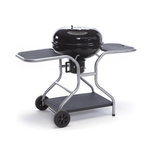 acquista Barbecue a Carbone Carbonella con Termometro Carrello e Raccoglitore Olio Taddei Round 61