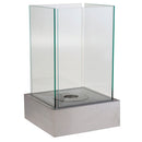 Camino a Bioetanolo da Tavolo 49x30 cm Karlsen Merano Acciaio