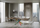 Tavolo Allungabile 160-264x90x77 cm Volantis Noce