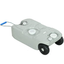 Serbatoio per Acqua da Campeggio 40L Tubo e Rubinetto Inclusi con Ruote Grigio  