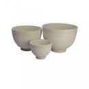 Vaso Piccolo Narciso Ø25x18,5 cm in Fibra sintetica Bianco