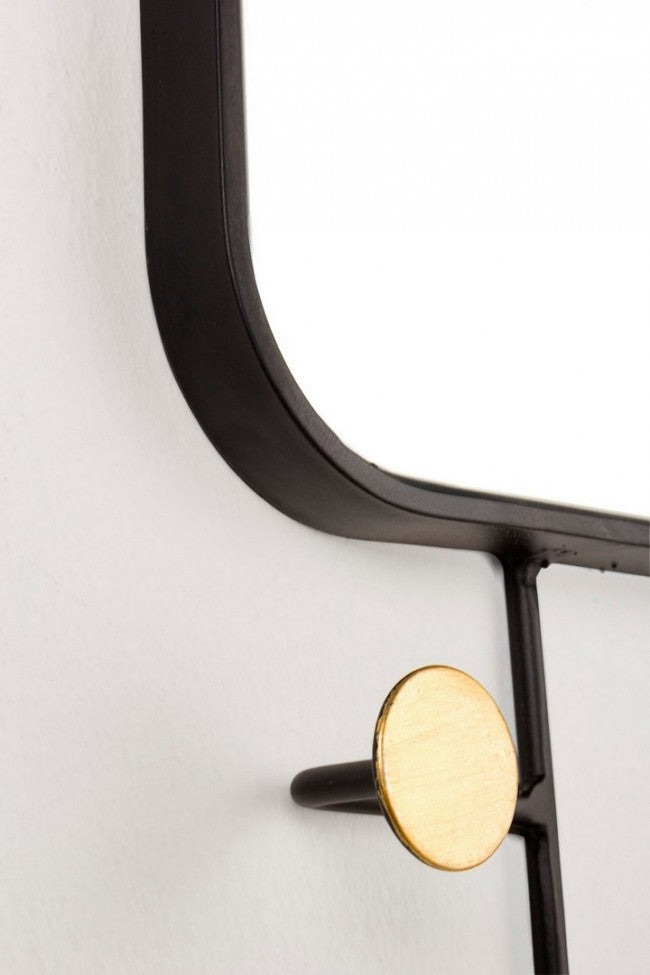Specchio con Appendini Korbit T19 in Metallo