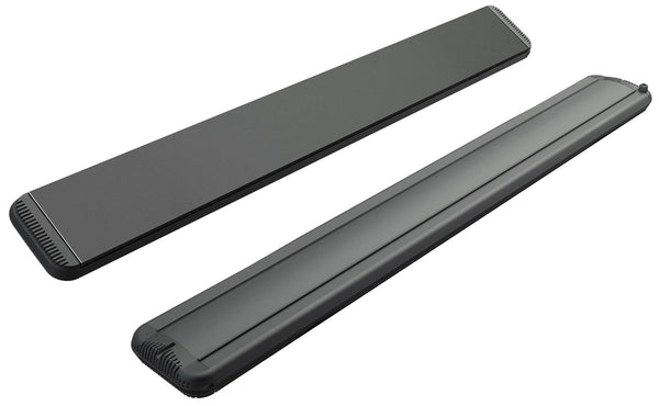 Stufa Elettrica ad Infrarossi 155x20,1x5,8 cm da Soffitto 2400W in Alluminio Moel Hot-Top Nera acquista
