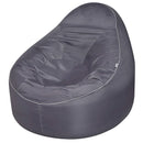 Pouf Gonfiabile da Esterno 118x110x90cm Sofa Avenli Grigio