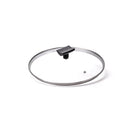 Batteria di Pentole 8 Pezzi Antiaderente Induzione in Alluminio Effetto Pietra Moneta Magnolia Stone Black