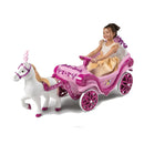 Carrozza Elettrica per Bambine 132x72x87 cm 7,2V con Licenza Disney Princess