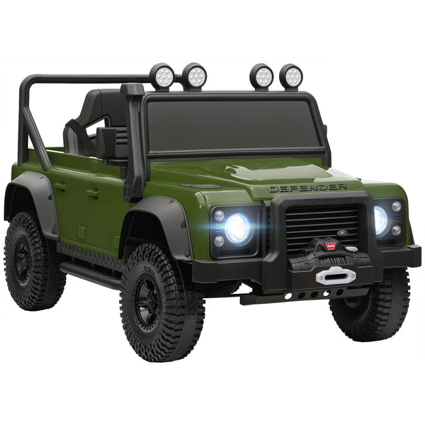prezzo Macchina Elettrica per Bambini Licenza Ufficiale Land Rover Defender 12V con Telecomando Verde