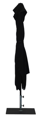 Ombrellone da Giardino 3x2 m Palo Ø38 mm in Alluminio Tessuto Olefin Trend Nero