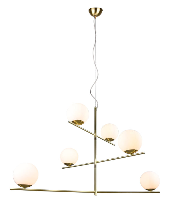 Lampada a Sospensione da Interno Attacco E14 in Metallo Ottone Opaco sconto