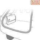 BLACK+DECKER Borsa Organizer per Auto 29x15x30 cm con Chiusura Velcro e Maniglia Nero      