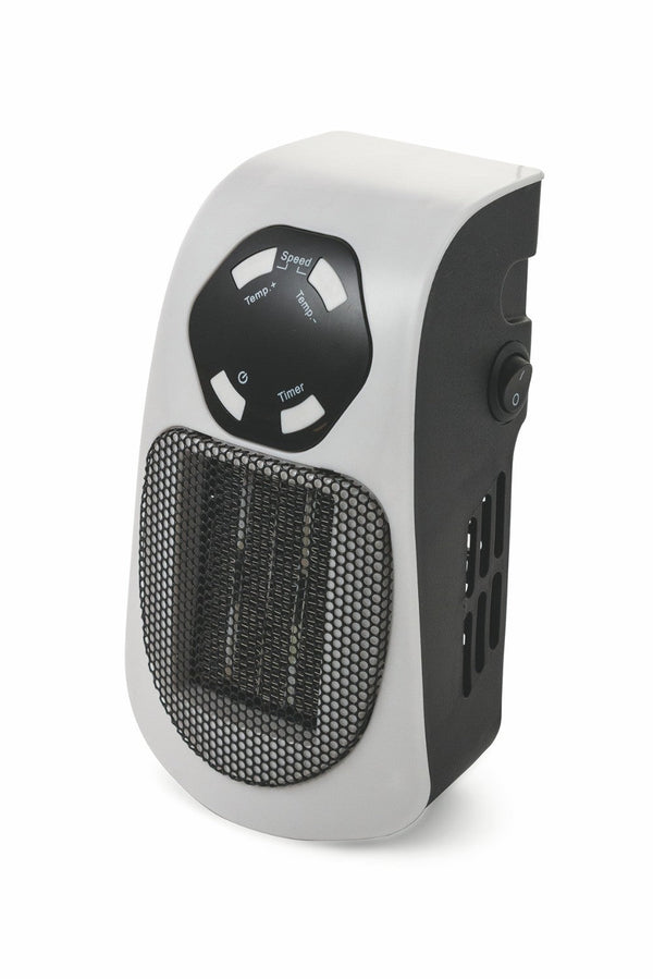 sconto Stufa Stufetta da Parete 500W con Telecomando Display LCD Kooper Ghibli Bianco