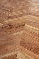 Tavolo da Pranzo 180x90x76 cm in Acciaio e Legno