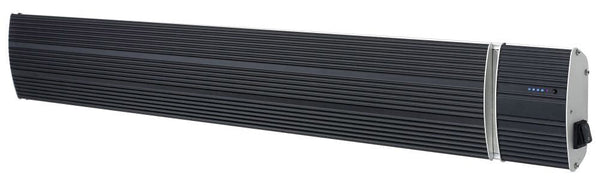 Stufa Elettrica ad Infrarossi da Parete Soffitto 104,5x17,7x6 cm 1500W con Telecomando Nero prezzo