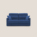 Divano Letto 3 Posti 196x102x97 cm in Tessuto Blu