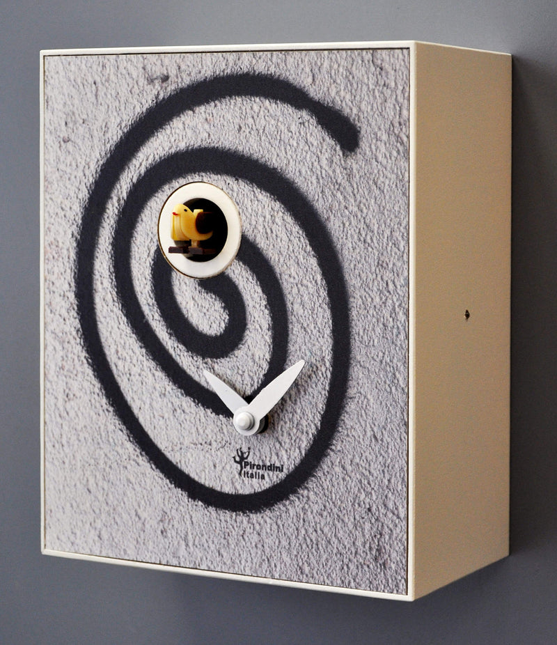 Orologio a Cucù da Parete 16,5x20x10cm Pirondini Italia D'Apres Graffiti