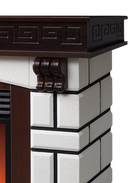 Camino Elettrico da Pavimento 113,6x132,8x35,6 cm Effetto Fiamma 1950W Nazarii & Mirabella Noce