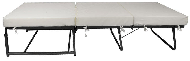 Pouf Letto Brandina con Materasso Pieghevole 78x78x47 cm Avalli