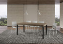  Tavolo Allungabile 180-284x90x77 cm Everyday Premium Tortora Gambe Antracite