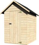 Casetta Box da Giardino per Attrezzi 1,49x1,82m con Pavimento in Legno Abete 12mm Ambeal
