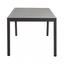 Tavolo Milo 150x90x74 h cm in Alluminio Taupe