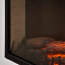 Camino Elettrico da Pavimento Effetto Fiamma 1800W Taylor Bianco