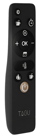 Camino Elettrico da Pavimento Effetto Fiamma 1500W Tagu Frode Beige Chiaro