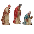 Natività resina con re magi oro cm xh31