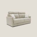 Divano Letto 2 Posti 156x102x97 cm in Tessuto Beige