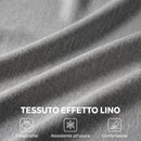 Sedia Gaming Ergonomica Massaggiante 70,5x73x127,5-137,5 cm con Cuscino Lombare in Tessuto Grigio      