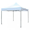 Gazebo Pieghevole Professional 3x3 m in Alluminio Bianco