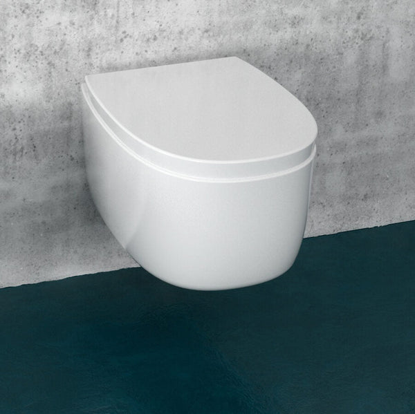 prezzo WC Sospeso in Ceramica 51,5x35,5x27cm TFT Street Bianco