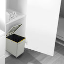 Pattumiera Differenziata per Mobili Cucina 16L Estrazione Manuale Emuca Grigia
