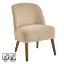 Poltrona Relax in Legno e Tessuto Colore Beige Modello Petty 52x58x71H cm